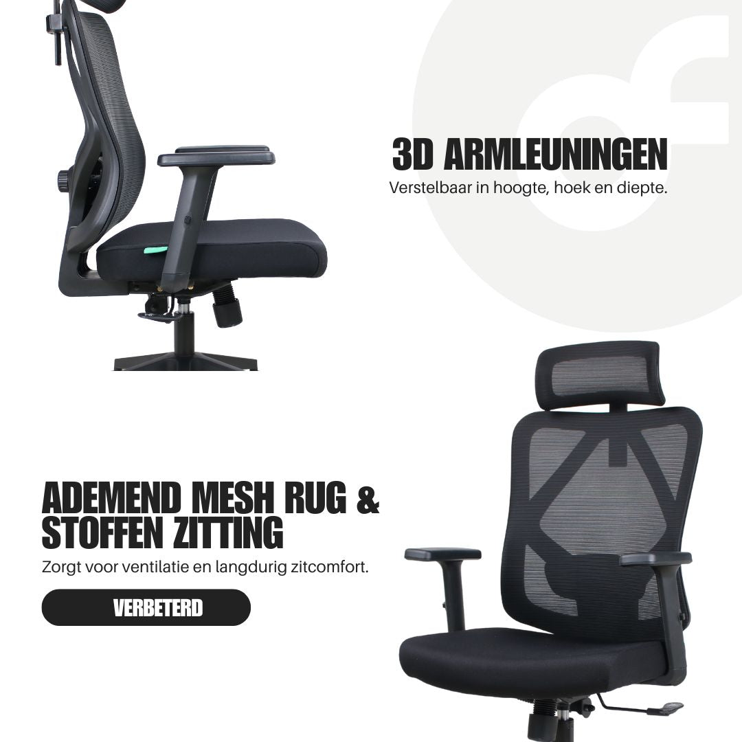 HomePro OS40 – Ergonomische Bureaustoel