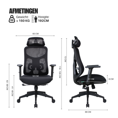 ErgoPlus Task OS80 – Bureaustoel