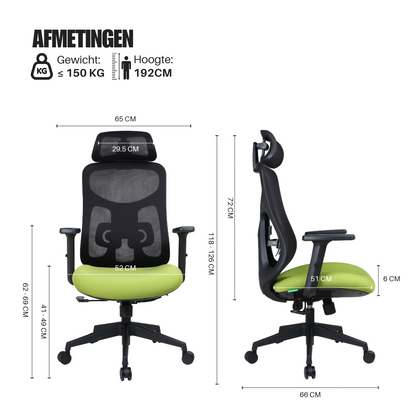 ErgoPlus Task OS80 – Bureaustoel